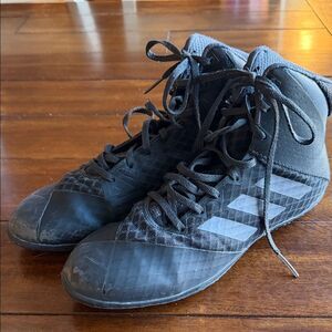 Adidas Mat Wizard 4 Adult Wrestling Shoes Carbon, Black